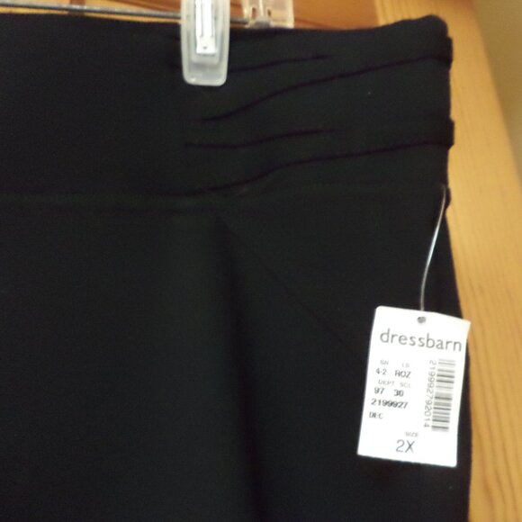 DRESSBARN BLACK PANTS LEGGINGS - Picture 9 of 16